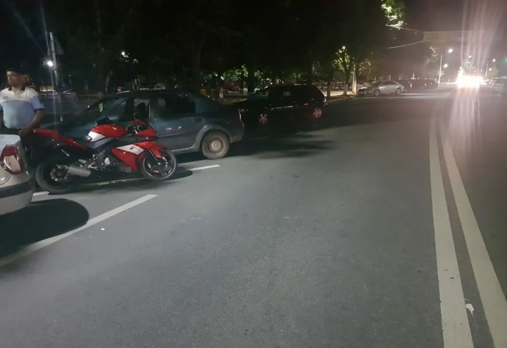 FOTO| Motociclist rănit la Urziceni