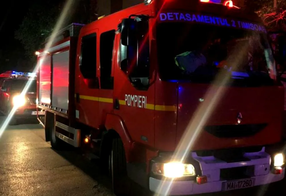 Incendiul puternic în Țăndărei