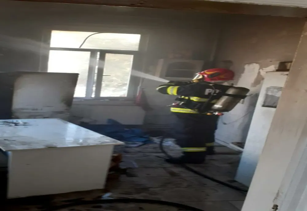 Incendiu la un cabinet medical din Țăndărei