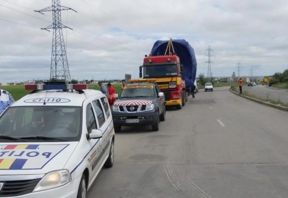 Atenție, șoferi! Transport agabaritic pe traseul PTF Nădlac1 - Baza Militară Mihail Kogălniceanu