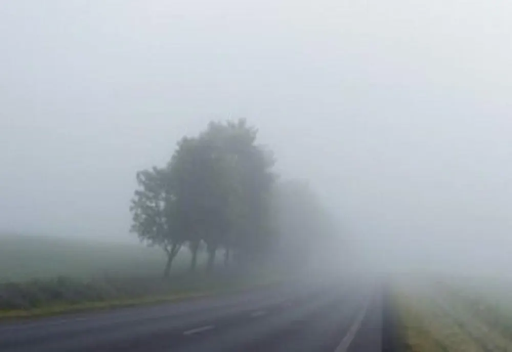 Circulație în condiții de ceață, luni dimineață
