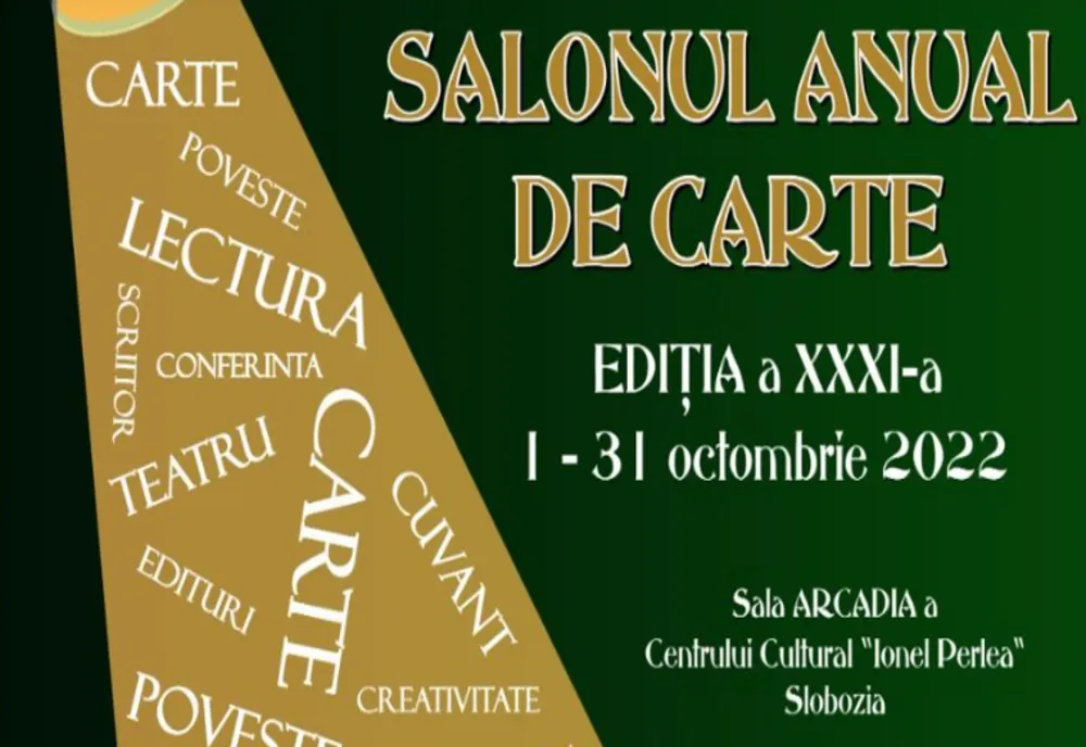 Lumea cărților își deschide porțile la Slobozia. Salonul anual de Carte