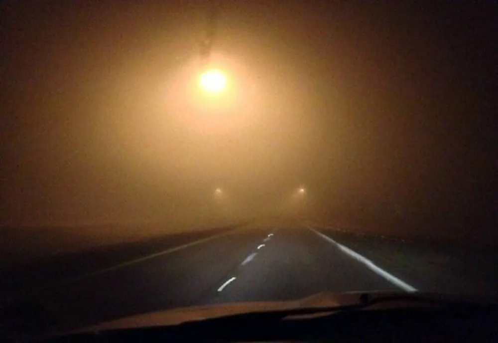 Ceața diminuează vizibilitatea pe Autostrada București - Constanța