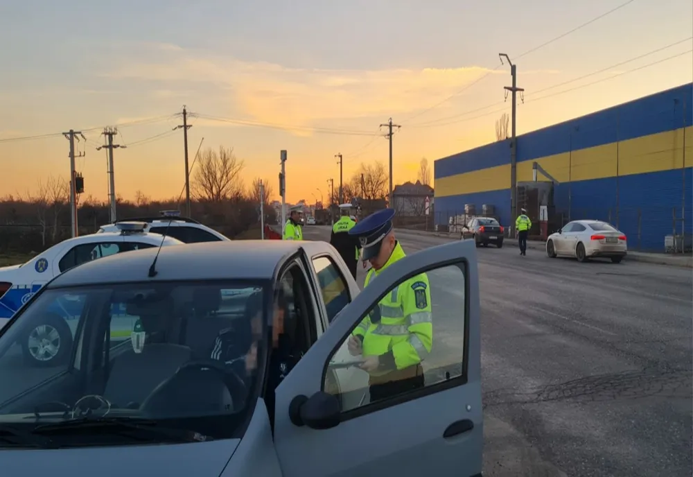 Poliția a ieșit pe străzi! Ialomițenii arși la buzunare din prima zi a anului