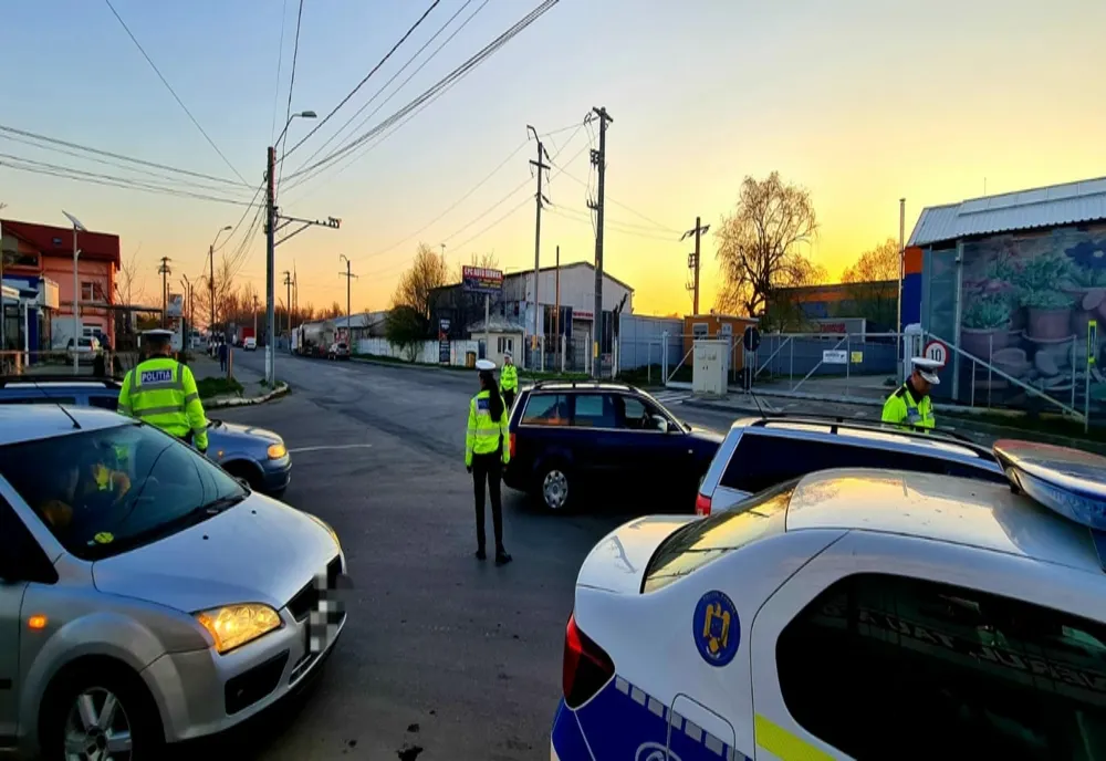 Val de AMENZI în Slobozia în doar trei ore. A fost razie de amploare pe străzi