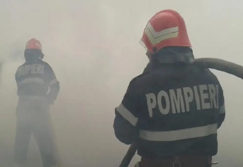 Casă salvată de pompieri. Intervenție de urgență