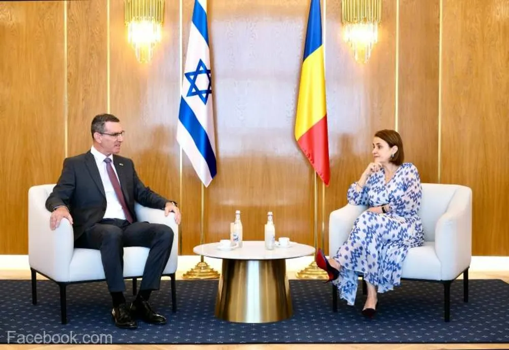 AMBASADORUL AGREAT AL ISRAELULUI - PRIMIT, VINERI, DE MINISTRUL AFACERILOR EXTERNE