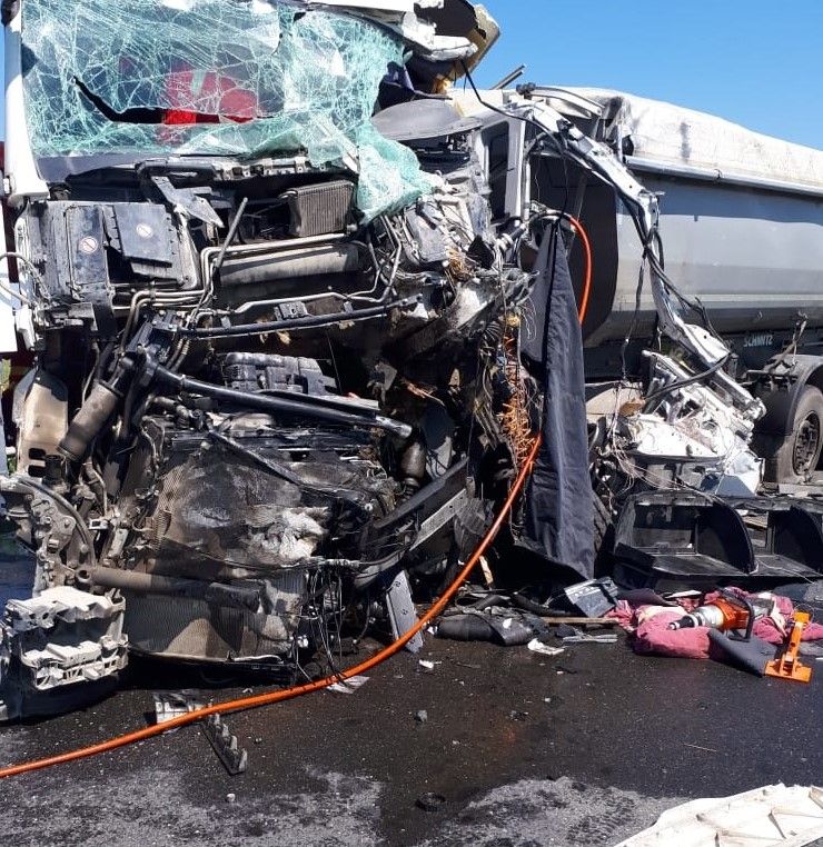 Accident rutier cu victime pe DN2 A, între localitățile Giurgeni și Țăndărei