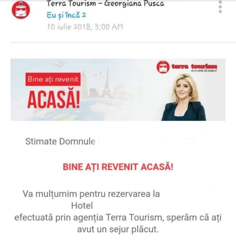 Turiştilor ţepuiţi de Terra Tourism li se cer impresii din vacanţă!