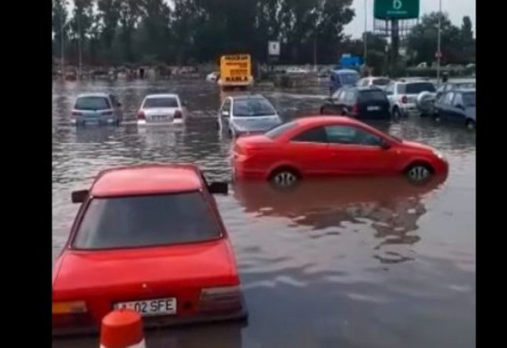 Ploile torențiale au făcut prăpăd în Bărăgan