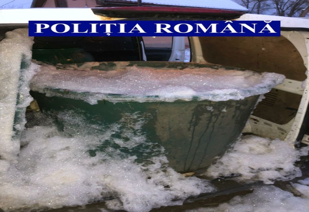 Prins cu 600 de kilograme de pește fără acte, în mașină