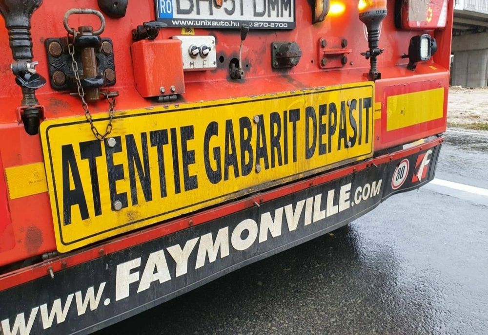 Atenție, șoferi! Transport agabaritic pe ruta  A1Sibiu - Agigea Port