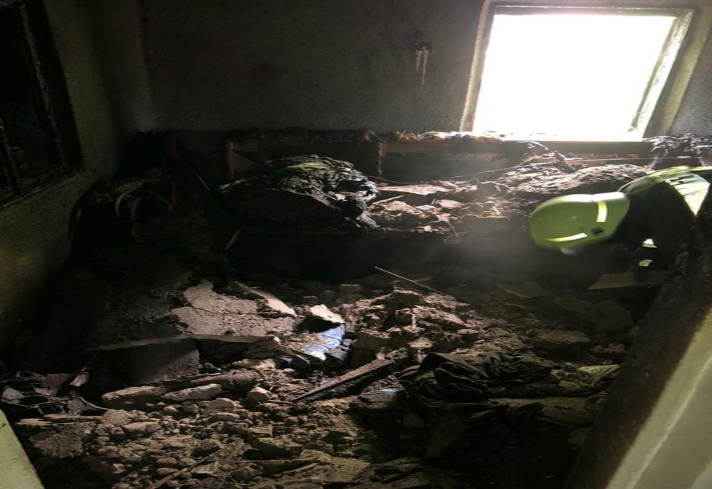 Incendiu violent în Gheorghe Lazăr. De la ce au pornit flăcările