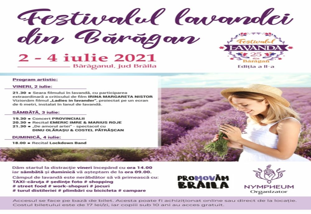 În acest weekend avem a doua ediție a Festivalului Lavandei din Bărăgan