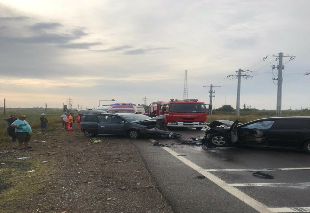 Impact frontal pe drumurile din Ialomița