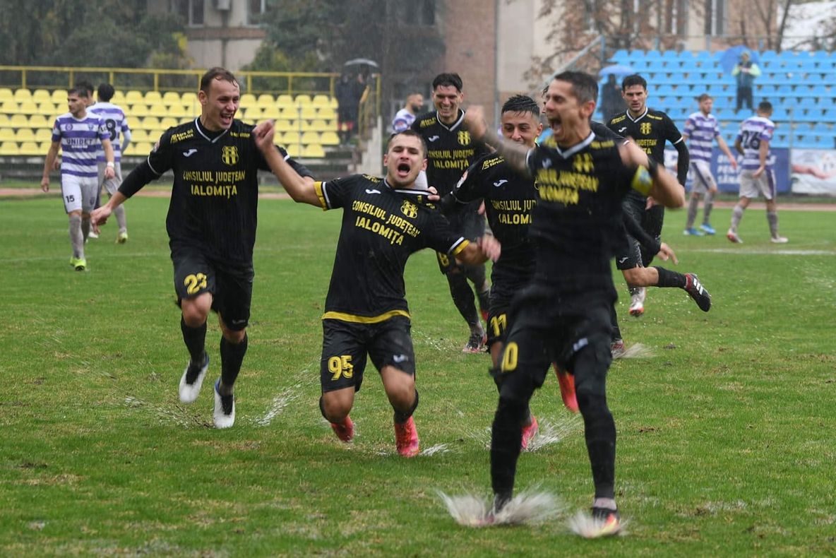 Unirea Slobozia, victorie importantă în Liga a 2-a