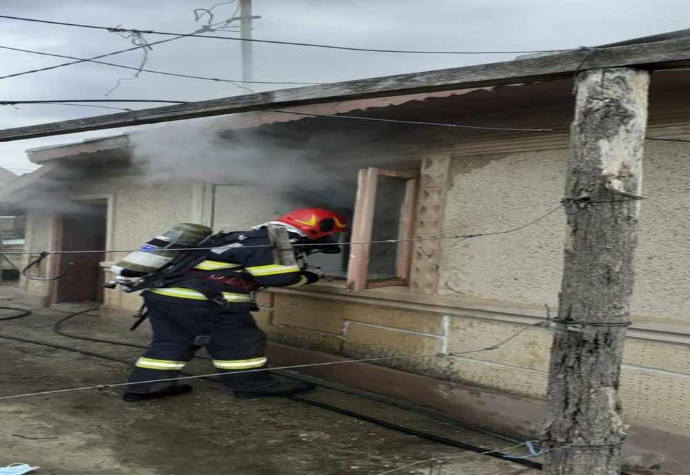 Incendiu provocat intenționat la o casă din Țăndărei