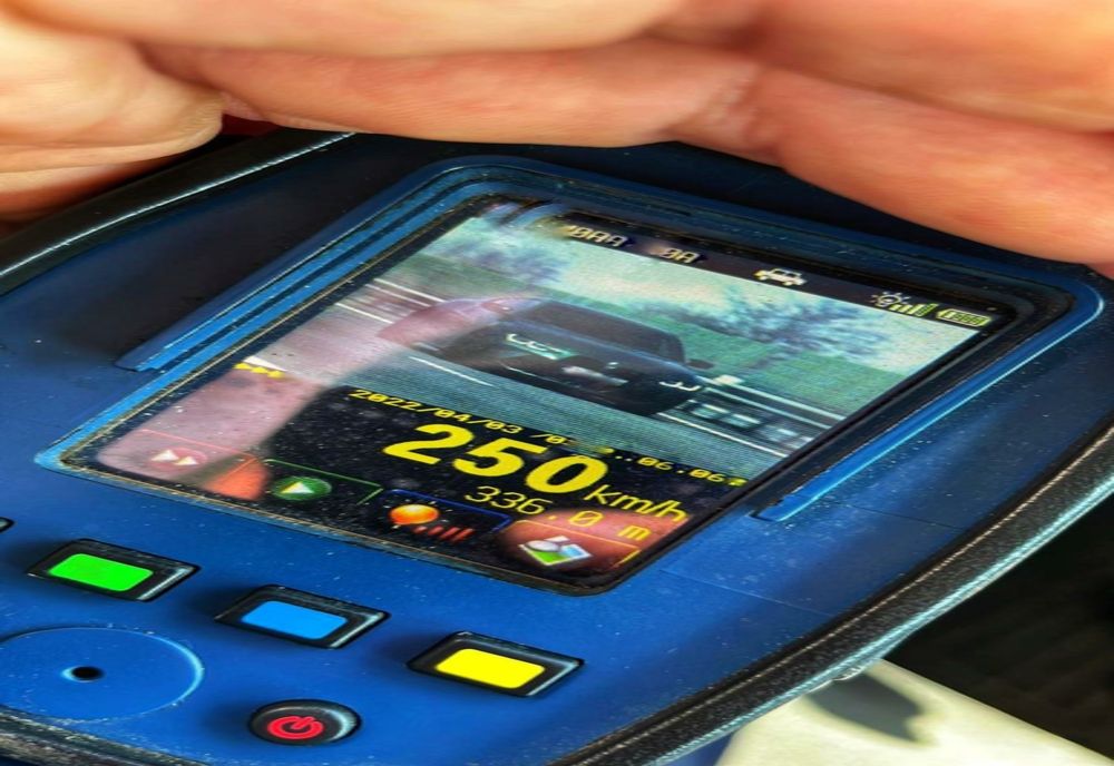 Vitezoman prins de polițiști cu 250 km/oră pe Autostrada București - Constanța