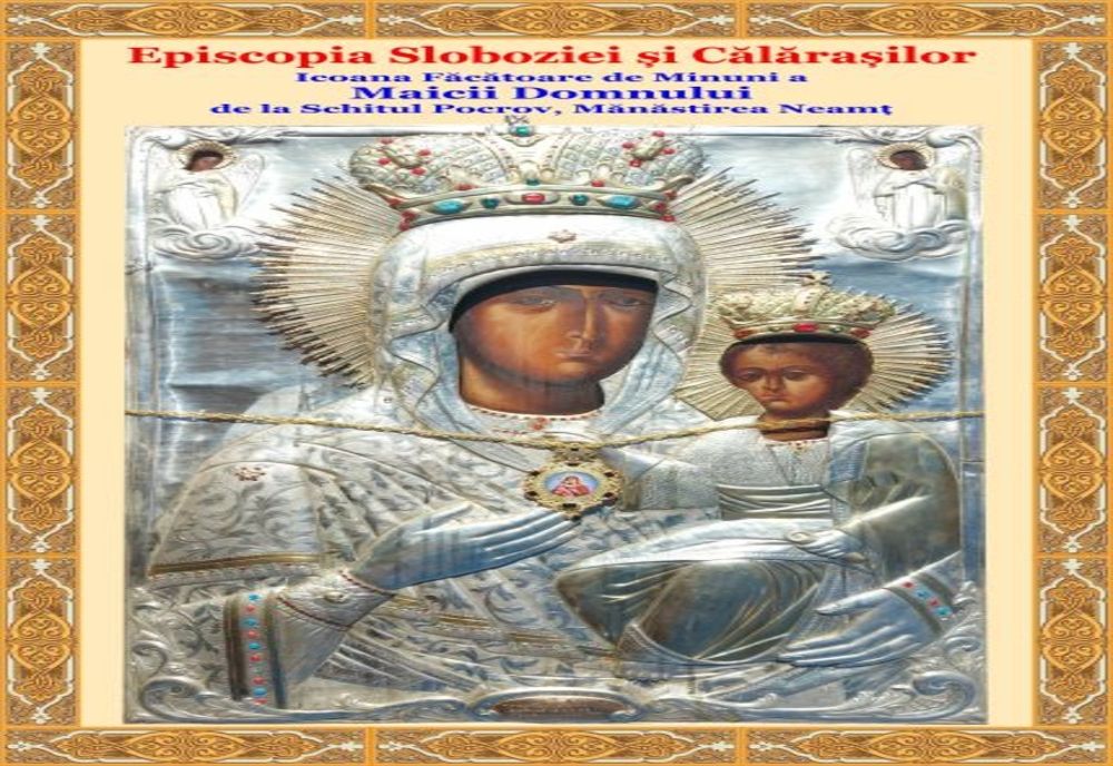 Hramul Mănăstirii „Sfinții Voievozi”. Procesiune pe strazile din Slobozia