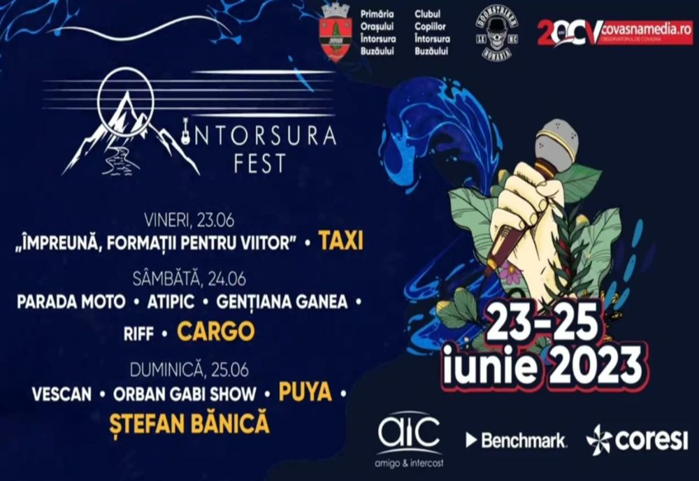 Întorsura Fest 2023 - muzică bună, paradă moto și distracție cât cuprinde! Surprize fabuloase pregătite de organizatori - programul festivalului