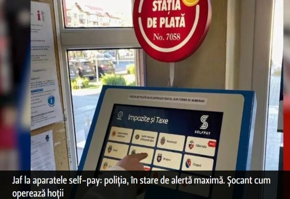 Jaf la aparatele self-pay: poliția, în stare de alertă maximă. Șocant cum operează hoții