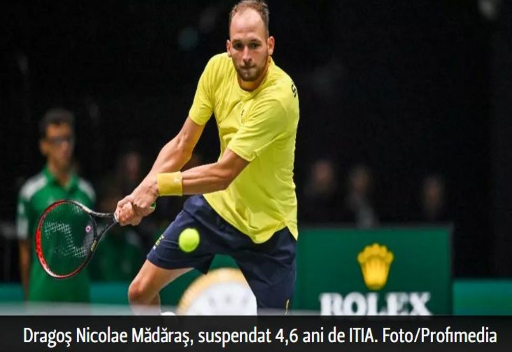 Încă un jucător român de tenis are probleme
