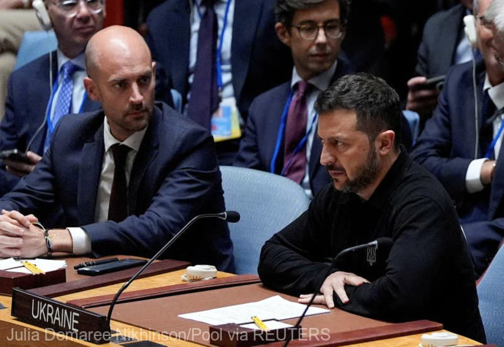 VIDEO VOLODIMIR ZELENSKI ÎNDEAMNĂ CONSILIUL DE SECURITATE AL ONU ''SĂ CONSTRÂNGĂ'' RUSIA SĂ FACĂ PACE CU UCRAINA