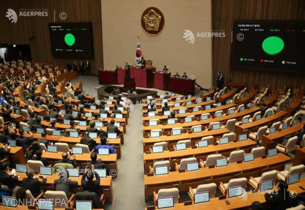 COREEA DE SUD: OPOZIŢIA DEPUNE O MOŢIUNE DE DESTITUIRE ÎMPOTRIVA PREŞEDINTELUI YOON SUK YEOL