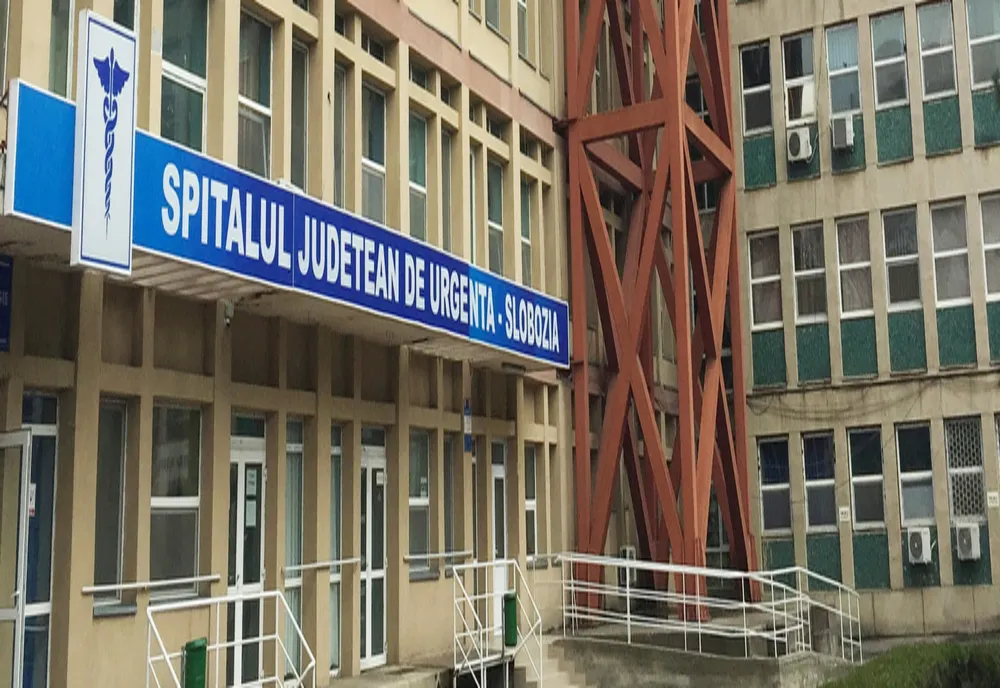 Un pacient s-a aruncat de la etajul 3 al Spitalului Județean de Urgență Slobozia