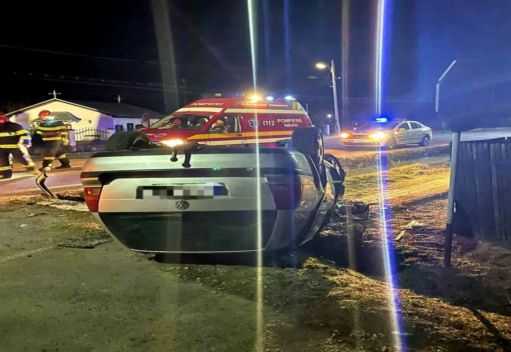 FOTO Accident grav în Ialomița. Două persoane rănite