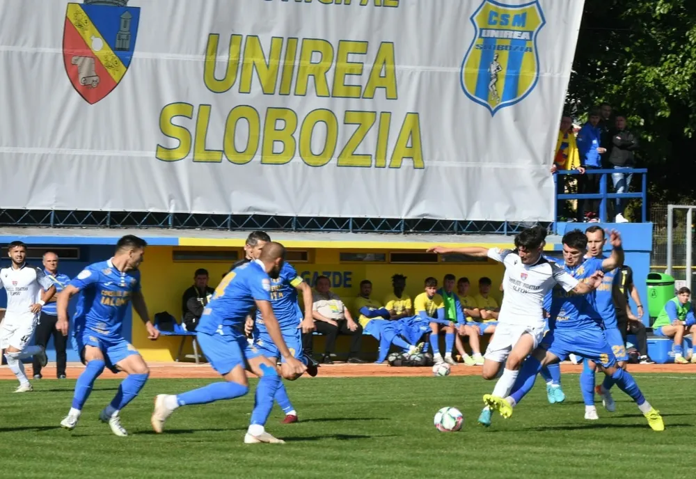 Slobozia câștigă duelul Unirilor