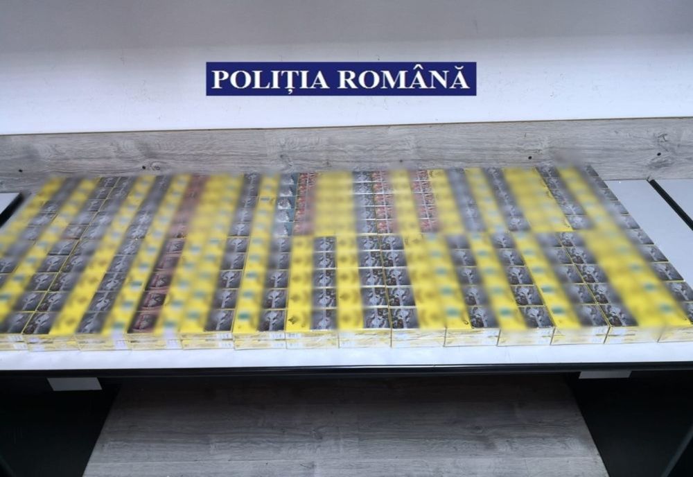 Bărbat din Ialomița, reținut de polițiștii călărășeni pentru transportul a 300 de pachete de țigări de contrabandă