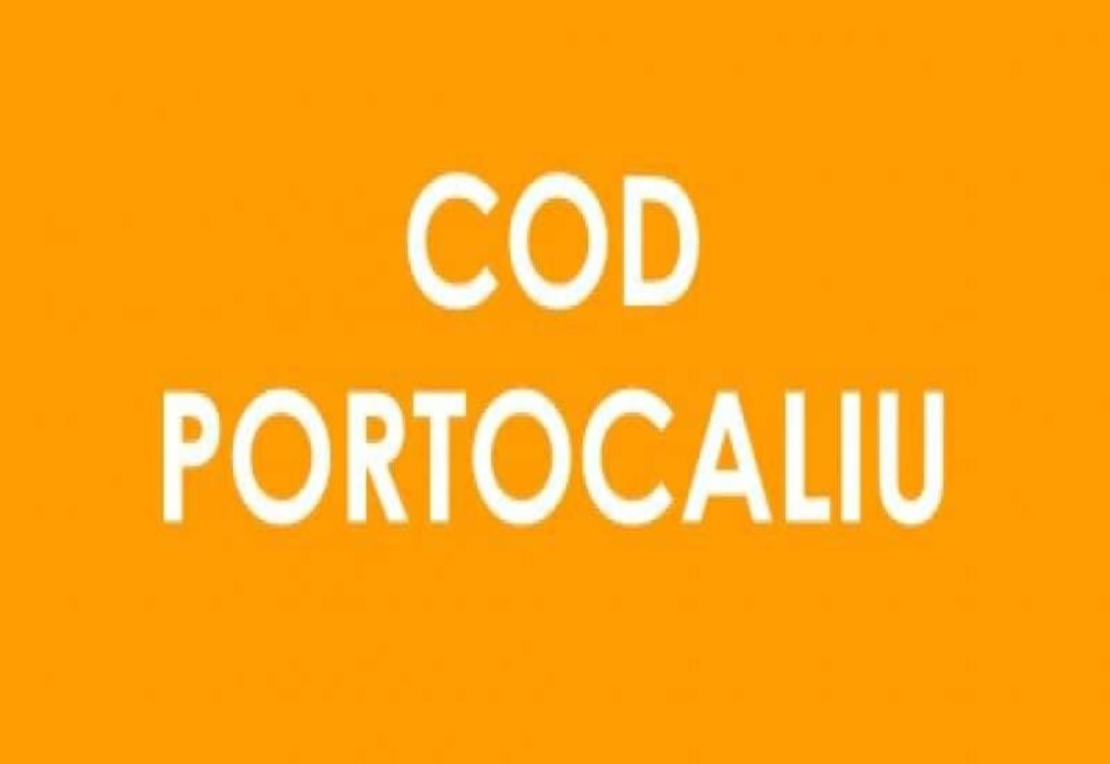 COD PORTOCALIU de fenomene meteorologice periculoase în județele Ialomița și Călărași