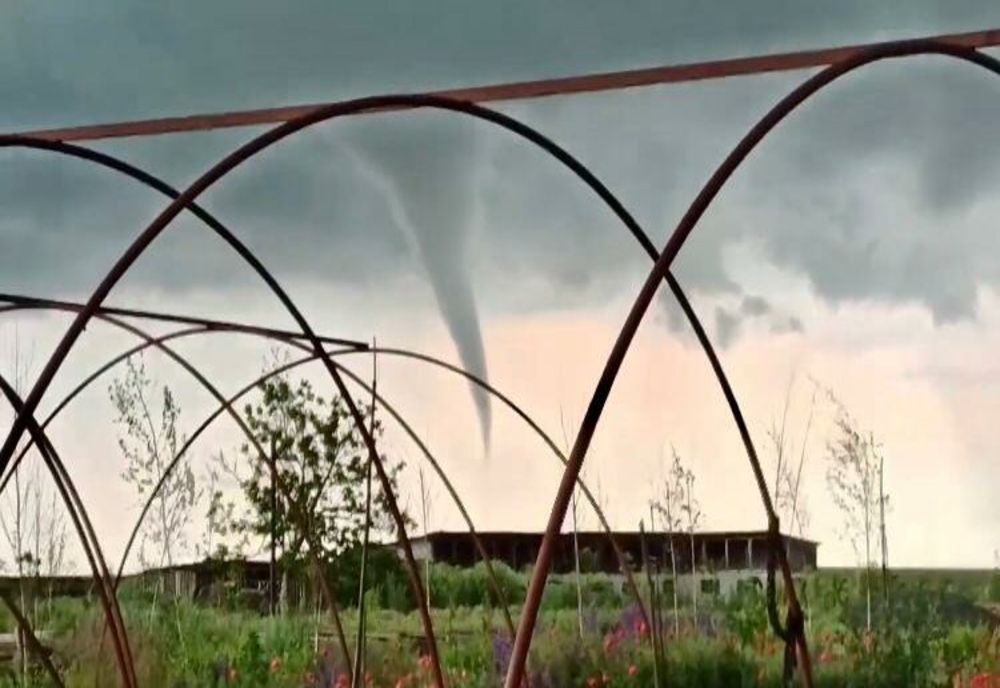 VIDEO Tornadă la Corbu