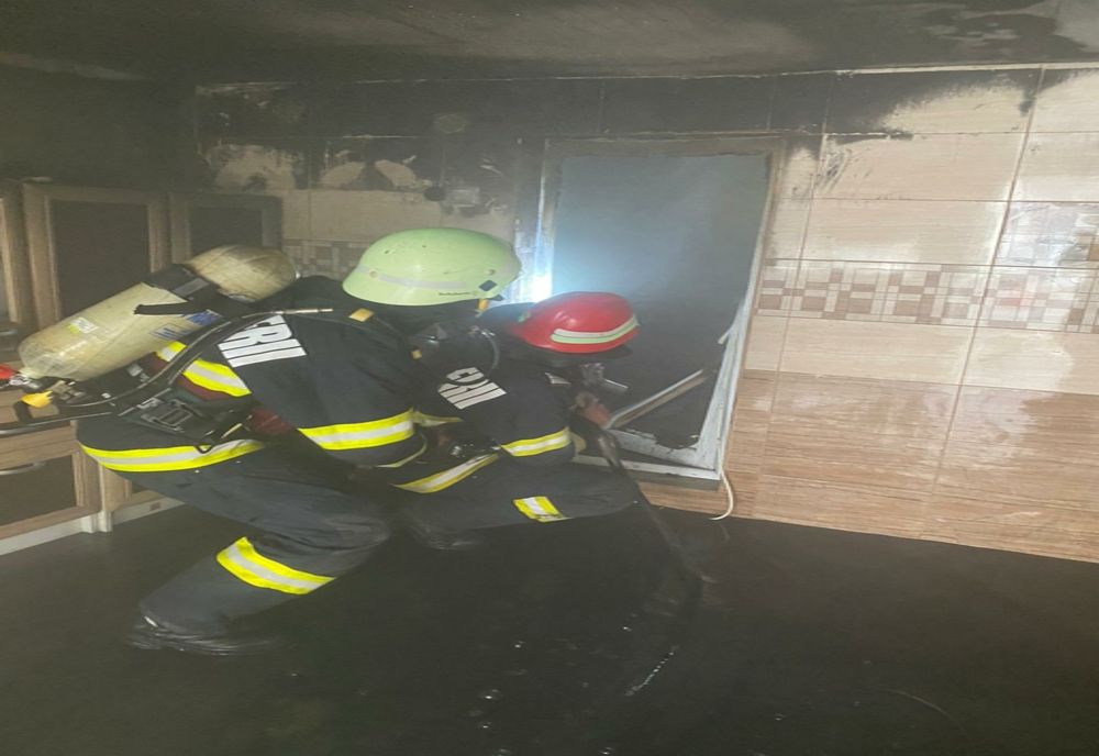 Incendiu casă în Țăndărei