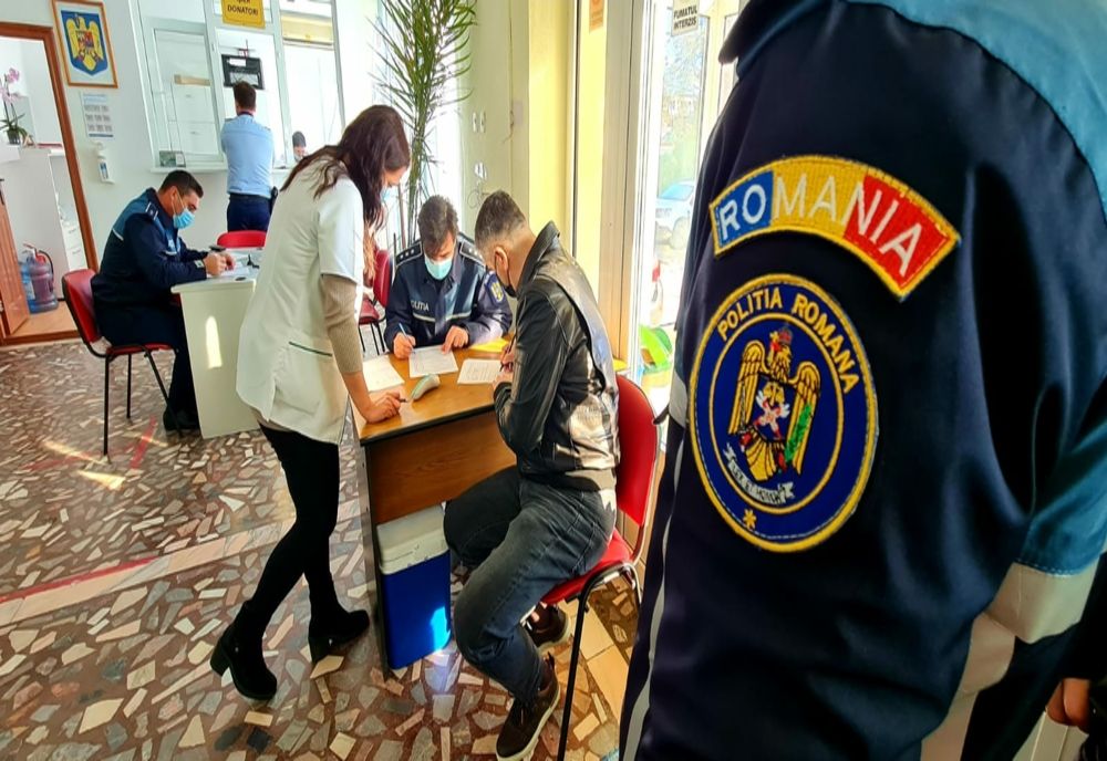 Polițiștii mobilizați la Centrul de Transfuzie Sanguină