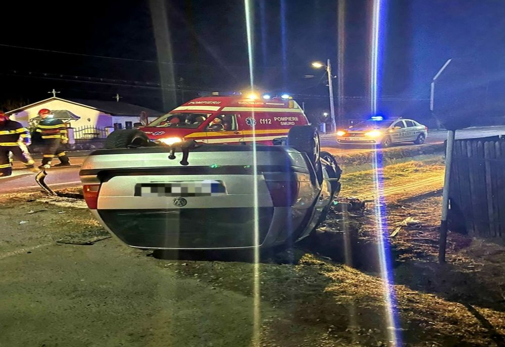 FOTO Accident grav în Ialomița. Două persoane rănite