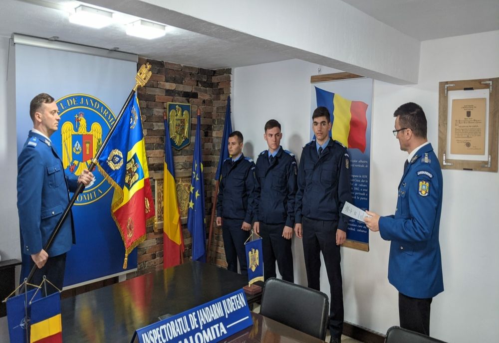 Elevii de ieri, azi jandarmi ialomițeni