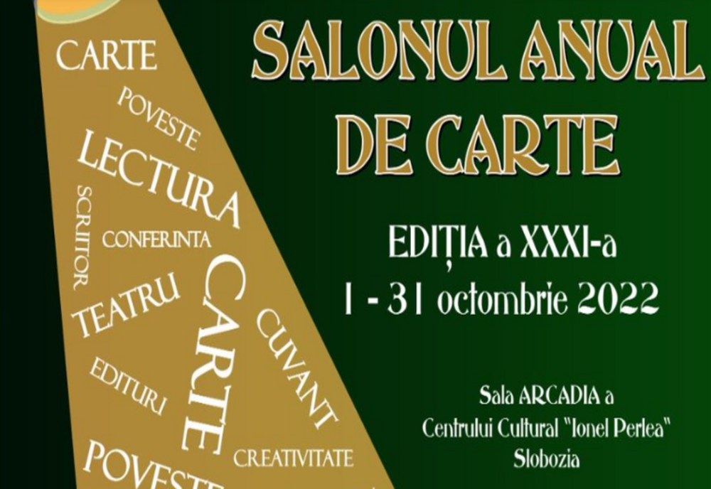 Lumea cărților își deschide porțile la Slobozia. Salonul anual de Carte