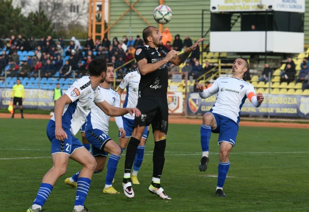 Unirea Slobozia pierde la ultima fază a meciului