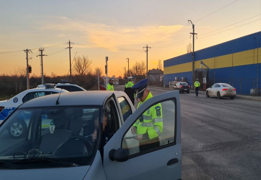 Poliția a ieșit pe străzi! Ialomițenii arși la buzunare din prima zi a anului