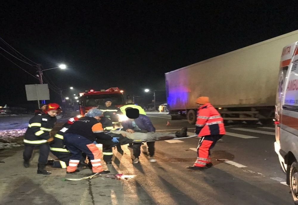 Impact violent pe pe DN2. O victimă