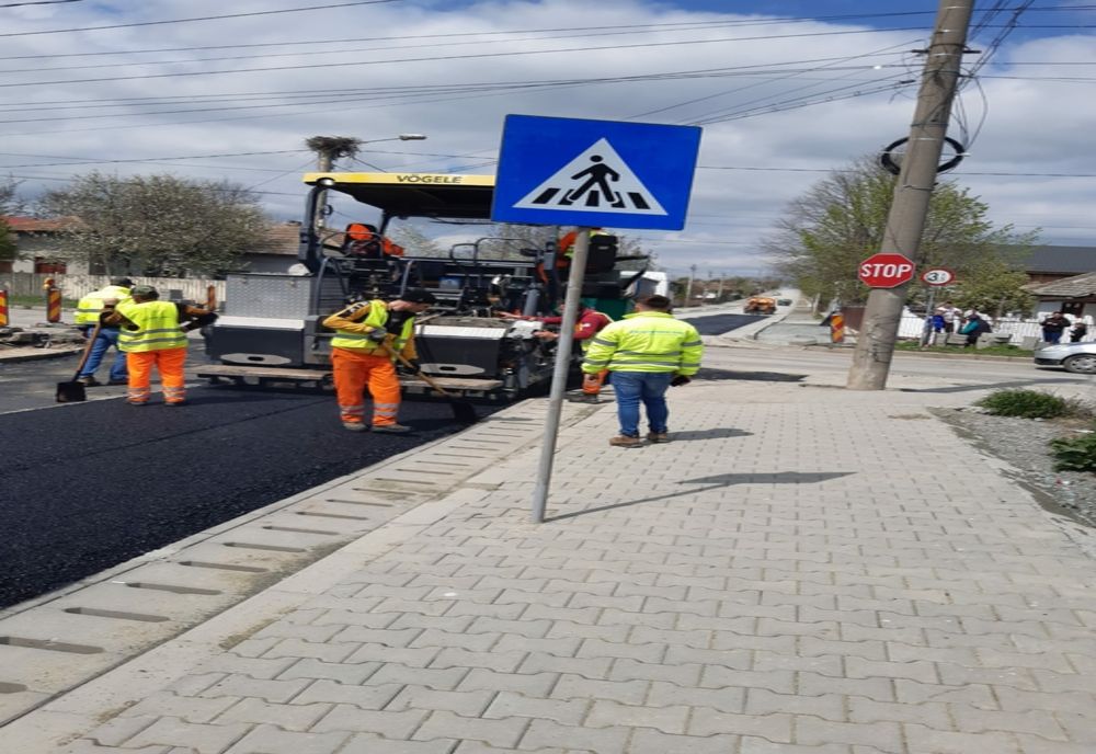 Străzi din Fetești asfaltate cu fonduri europene