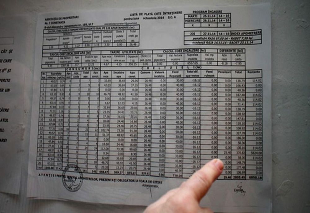 CU CÂT VOR CREȘTE FACTURILE LA UTILITĂȚI ȘI ÎNTREȚINERE. UN ADMINISTRATOR DE IMOBILE A FĂCUT ESTIMĂRILE ȘI CIFRELE SUNT ALARMANTE