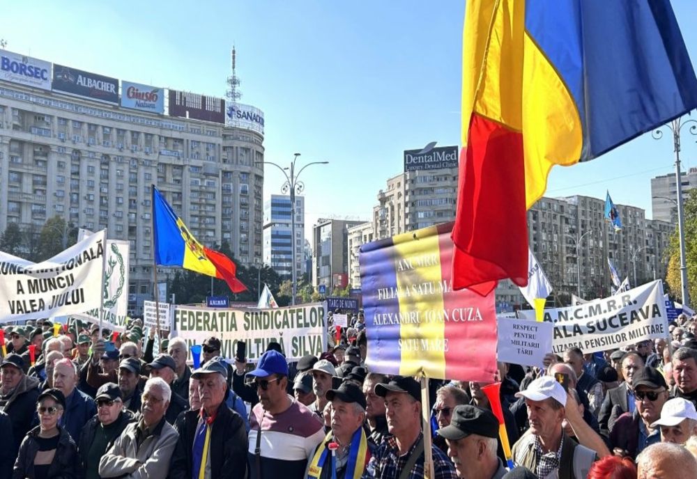 PROTEST AL SINDICALIȘTILOR DIN SILVICULTURĂ, VINERI, ÎN PIAȚA VICTORIEI