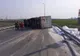 FOTO| Circulație blocată în Nodul Rutier Fetești al Autostrăzii A2 din cauza unui accident!