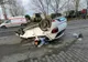 FOTO| Impact violent, două persoane transportate de urgență la spital