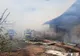 FOTO Incendiu puternic, casă distrusă de flăcări