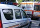 Accident spectaculos, mașină răsturnată