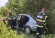 FOTO Cascadorie pe șosea: trei persoane, printre care un copil de 2 ani au ajuns la spital